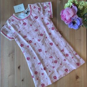 Tocca NWT Pink Embroidered Dress